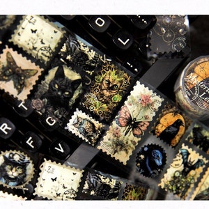 Edgar World - Conjunto de fita adesiva japonesa Washi - 60 mm de largura - 2,2 jardas - 4 rolos - Sem desconto