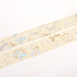 Glowing Bee Japanese Washi Masking Tape 30mm wide 3.3 yard image 2