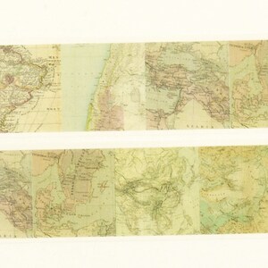 Old Map Japanese Washi Masking Tape 30mm Wide 5.5 Yard - Etsy