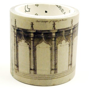 Architectuur - Japanse washi-masking papertape - 40 mm breed - 3,3 Yard