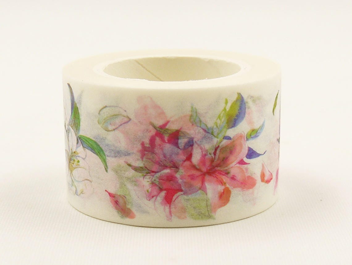 Lilies of the Field Japanese Washi Masking Tape 25mm Wide Etsy