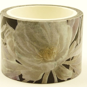 night blooming - Japanese Washi Masking Tape - 30mm wide - 5.5 yard