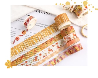 Autumn Forest - Japanese Washi Masking Tape Set - 10 rolls - 2.2 Yard each