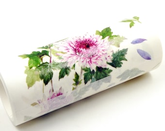 Chrysanthemum - Wide Japanese PET Masking Tape - 110mm wide - 3.3 Yard - no discount