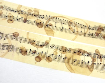 concertos - Japanese Washi Masking Tape - 30mm Wide - 2.2 yard