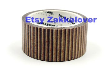 Cardboard Texture - Japanese Washi Masking Tape - 20mm wide - 2.2 yard