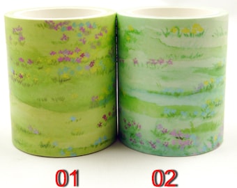 Meadows - Japanese Washi Masking Tape - 50mm wide - 3.3 Yard