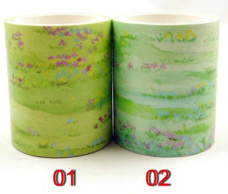 Meadows Japanese Washi Masking Tape 50mm wide 3.3 Yard image 1