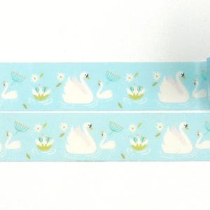 Swan - Japansk Washi-maskeringstejp - 15 mm bred - 11 Yard bild 4