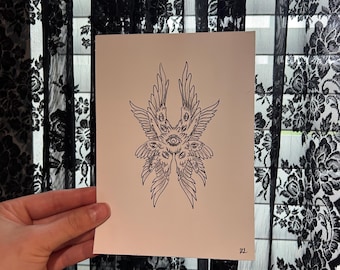 Original Hand Drawn “End of Days” Art Print