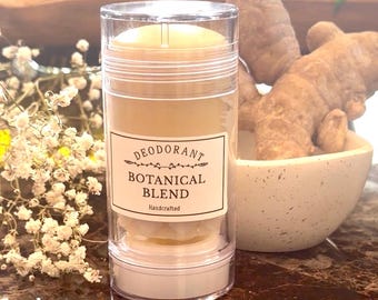 Mayan Root Turmeric Deodorant | Baking Soda Free Deodorant | Herbal Botanical Deodorant | Sensitive Skin Natural Deodorant | Aluminum Free