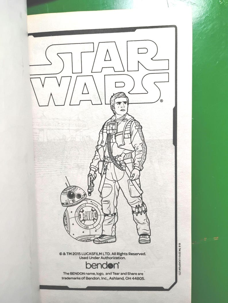 Vintage Star Wars Coloring Books: Empire Strikes Back (1982) & More - Etsy