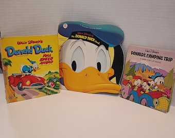 3 vintage Walt Disney Donald Duck books. More information in the description.