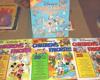 Disneys children's favorites Volume 1-3 with song book