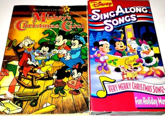 Mickey s Christmas Carol book and Disney's Sing-Along Songs: Very Merry Christmas Songs