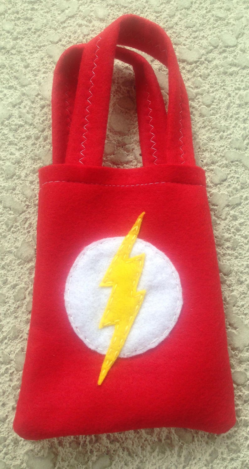 JUSTICE LEAGUE /set of 6 Felt Bags / Party Supplies/ Wonder Etsy