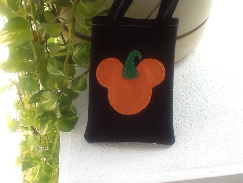 TRICK OR TREAT Halloween felt party favor bags Mickey mouse Etsy