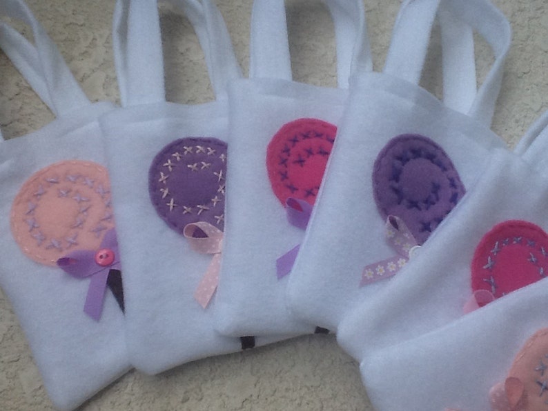 LOLLIPOPS PARTY Felt party favor sweet and yummy Party bags Set of 6party supplies