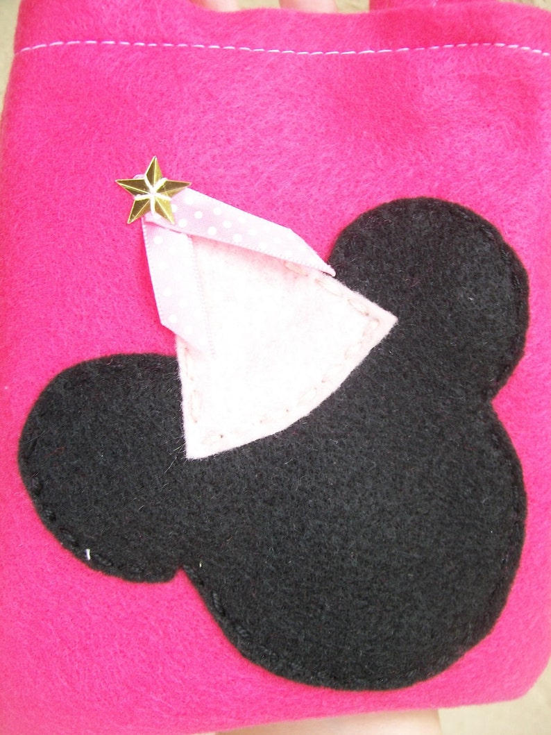 MINNIE MOUSE PARTYFelt party bags candy bags set of 4 party favor minnie supplies