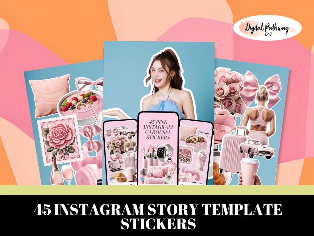 Pink Instagram Carousel Canva Template for Digital Marketing - Etsy