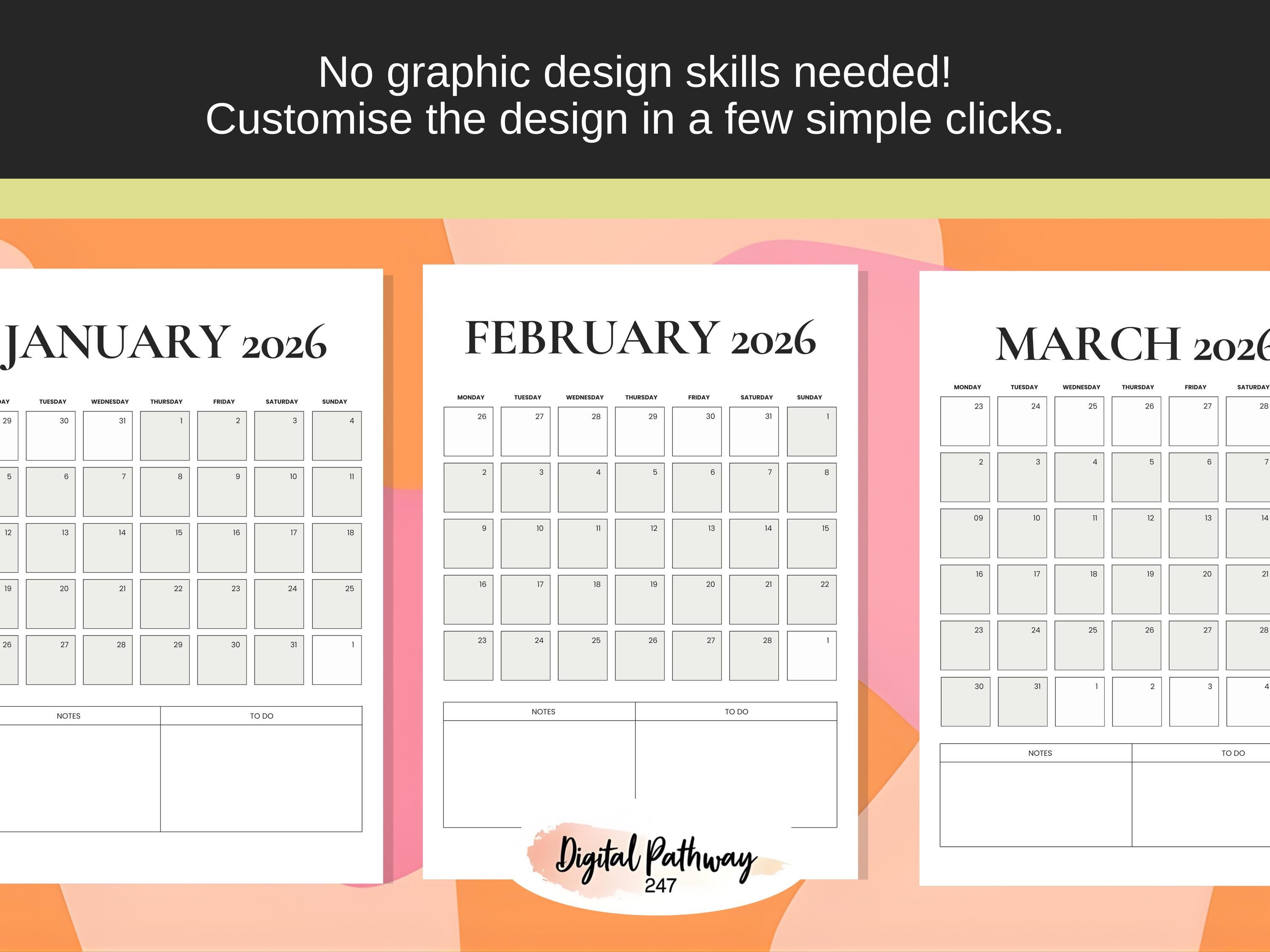 2026 Goal Planner Printable for New Year Resolutions and Yearly ...