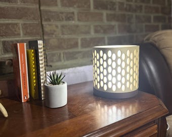 Modern Lamp – Warm Ambient Table Light – Minimalist Bedside & Living Room Decor