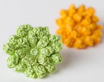 PDF Pattern - Crochet Dahlia Flower 3D