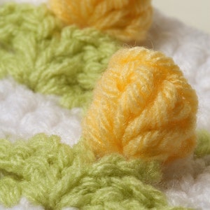 Crochet Pattern Tulip Field Baby Blanket PDF Instant Download image 5