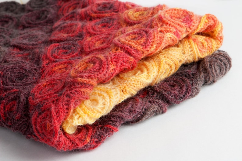 Fire Blanket crochet pattern. Digital file PDF image 2