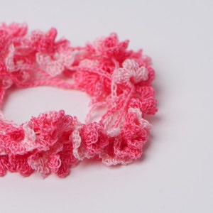 Crochet Pattern Necklace, Bracelet, Anklet Tripple Flowers PDF Instant Download zdjęcie 1