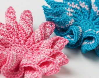Crochet Pattern Flower 12 Spikes PDF Instant Download