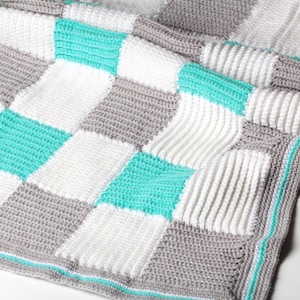 Cozy Crochet blanket pattern. Digital file PDF image 1