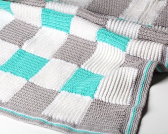 Cozy Crochet blanket pattern. Digital file PDF