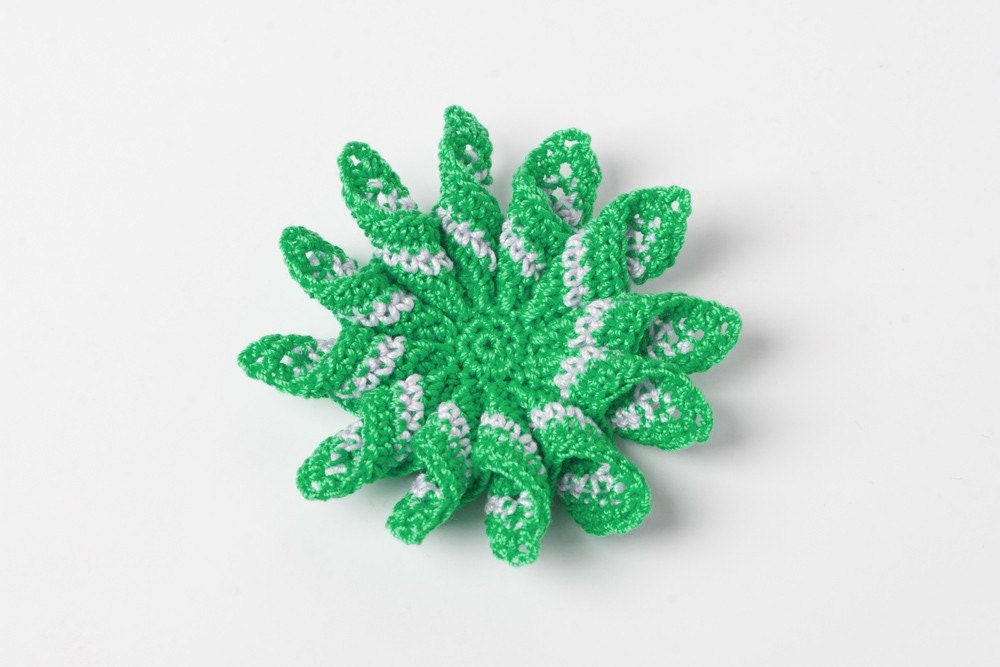 Crochet Pattern Flower 12 Spikes PDF Instant Download - Etsy