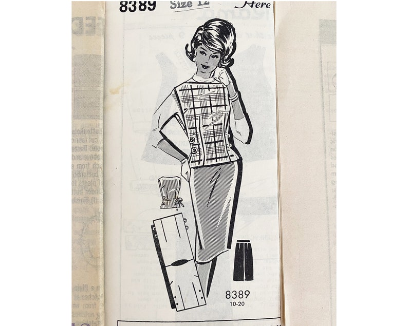 4 Vintage Small Size Mail Order Sewing Patterns Etsy