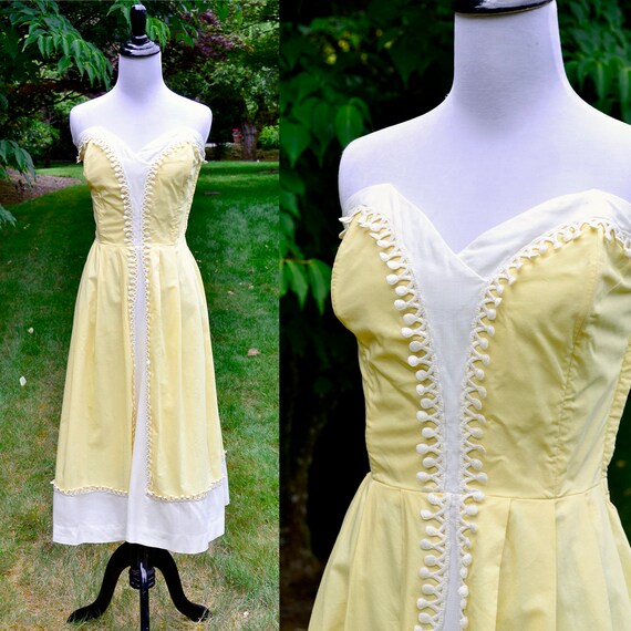 yellow dress size 8