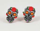 Day of the Dead Sugar Skull Cufflinks