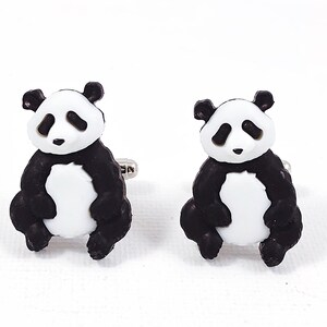 Panda Cufflinks, Lapel Pins, Tie Bars, Earrings, Jewelry and Accessories