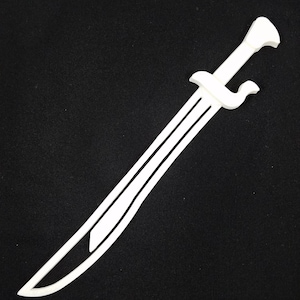 Szabla lub Miecz Scimitar Drukowana w 3D Zakładka--Romantyczna Kawaleria