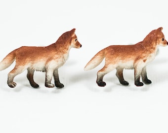 Red Fox Cufflinks, Lapel Pins, Tie Bars, Earrings, Jewelry and Accessories