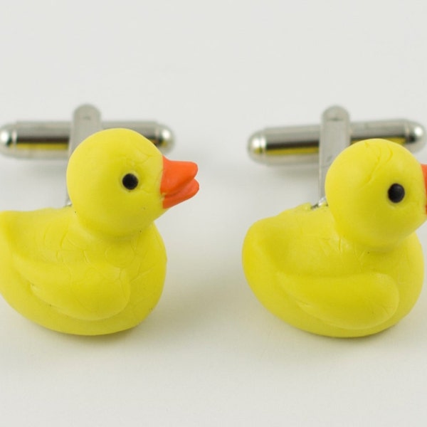 Rubber Ducky Cufflinks, Lapel Pins, Tie Bars, Earrings, Jewelry and Accessories