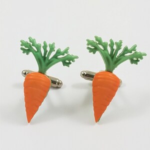 Carrot Cufflinks, Lapel Pins, Tie Bars, Earrings, Jewelry and Accessories