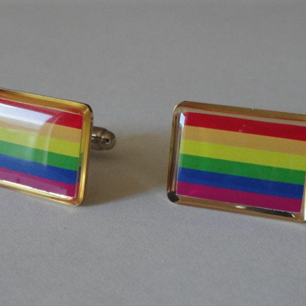 Gay Pride Cufflinks, Lapel Pins, Tie Bars, Earrings, Jewelry and Accessories
