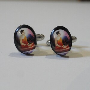 Buddha Cufflinks, Lapel Pins, Tie Bars, Earrings, Jewelry and Accessories