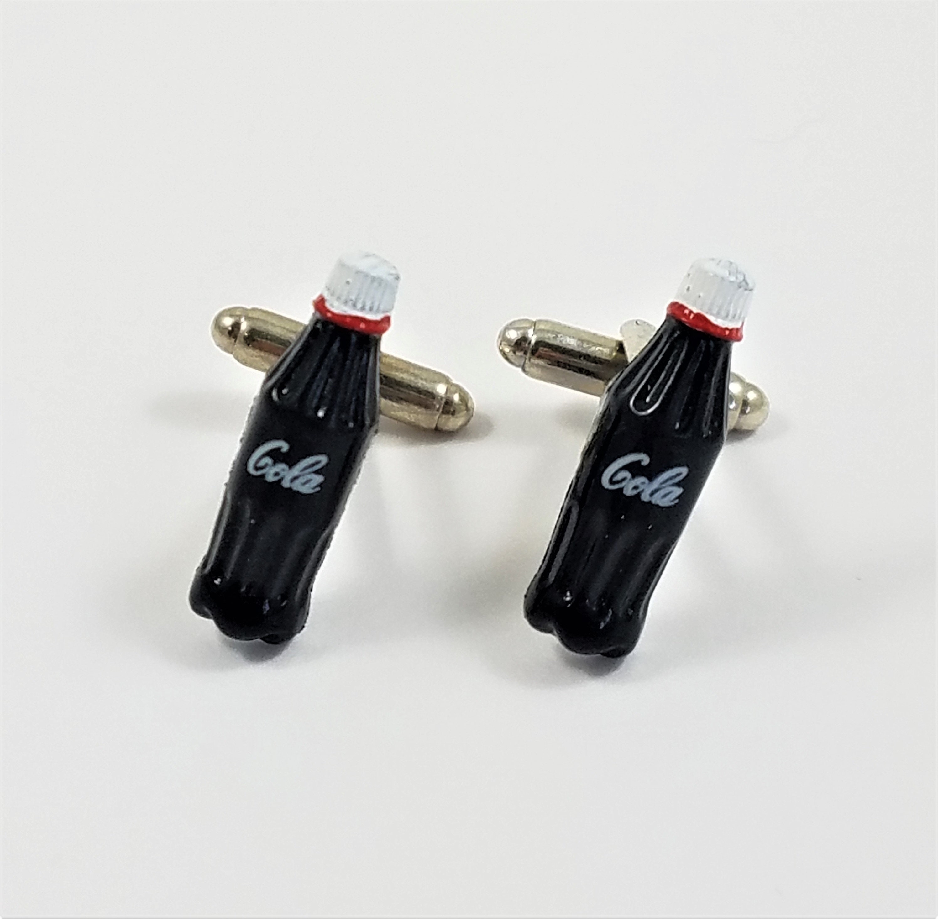 コーラ瓶デザイン ヴィンテージ カフス タイピン セット Sagara il_fullxfull.2509038800_igkg.jpg