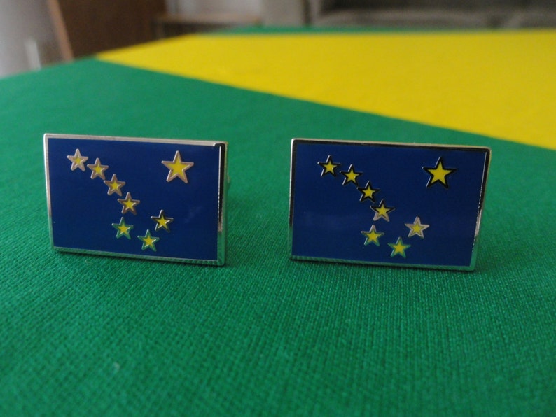 Alaskan Flag Cufflinks