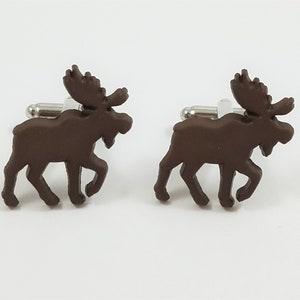 Moose Cufflinks, Lapel Pins, Tie Bars, Earrings, Jewelry and Accessories