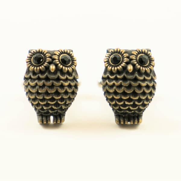 Owl Cufflinks, Lapel Pins, Tie Bars, Earrings, Jewelry and Accessories