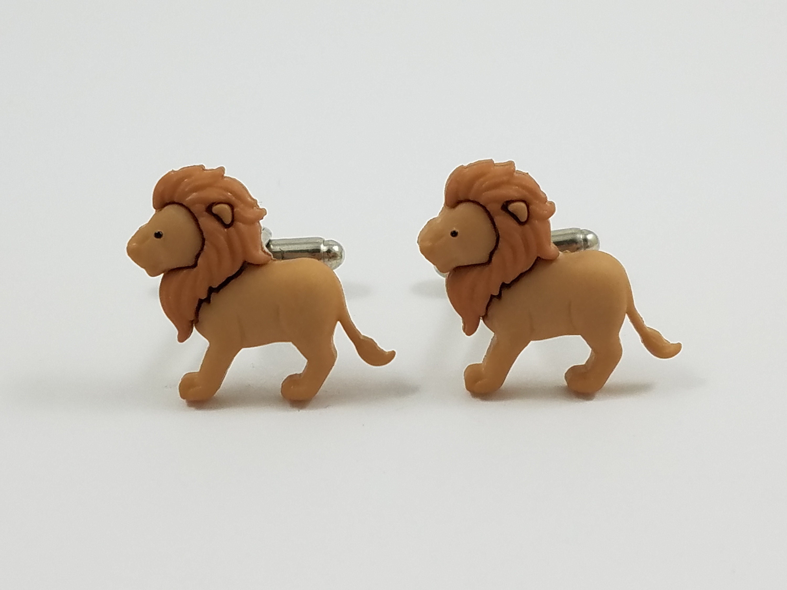 Detroit Lions Cufflinks, Lapel Pin, Tie Bar and Earrings