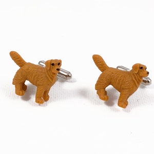 Golden Labrador Retriever Cufflinks, Lapel Pins, Tie Bars, Earrings, Jewelry and Accessories